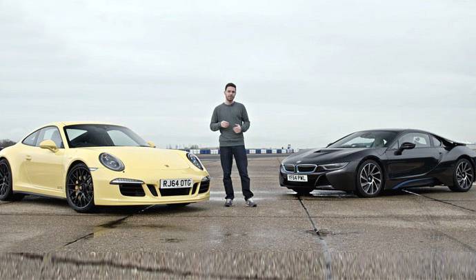 BMW i8 faces the classic sportscar: Porsche 911 Carrera GTS