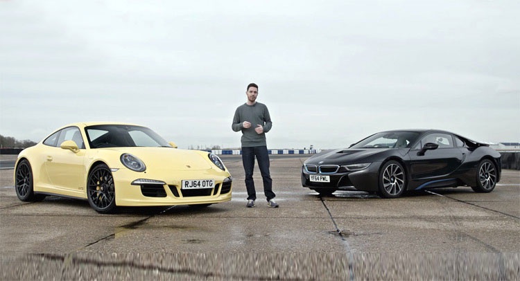 BMW i8 faces the classic sportscar: Porsche 911 Carrera GTS