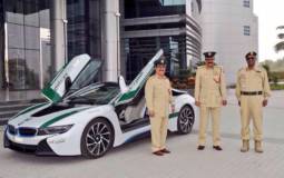 BMW i8 joins the Dubai police fleet