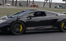 Custom Lamborghini Gallardo crush half mile top speed world record