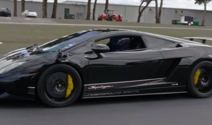 Custom Lamborghini Gallardo crush half mile top speed world record