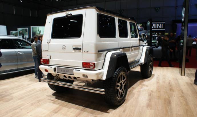 Mercedes-Benz G500 4x4 Concept revealed in Geneva