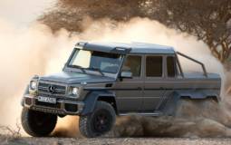 Mercedes G63 AMG 6x6 takes an off-road challenge