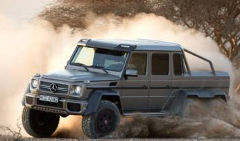 Mercedes G63 AMG 6x6 takes an off-road challenge