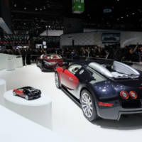 The first and the last Bugatti Veyron have shared the same stage in Geneva