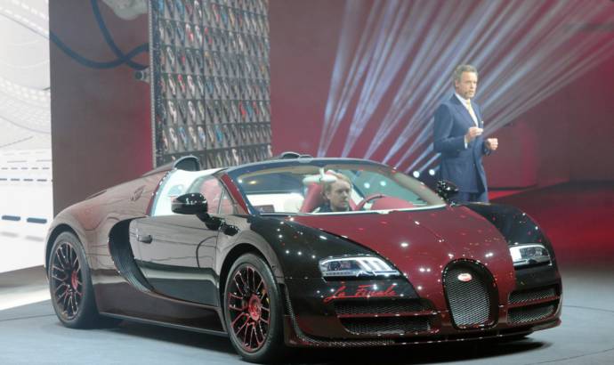 The first and the last Bugatti Veyron have shared the same stage in Geneva