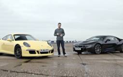 BMW i8 faces the classic sportscar: Porsche 911 Carrera GTS
