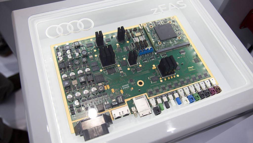 Audi zFAS control center for future self-driving cars detailed