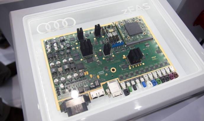 Audi zFAS control center for future self-driving cars detailed