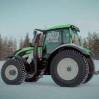Juha Kankkunen set a new speed record with a tractor