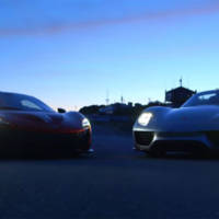 McLaren P1 vs Porsche 918 Spyder comparison test on road and on track