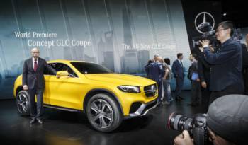 Mercedes-Benz Concept GLC Coupe storms in Shanghai