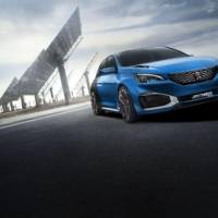 Peugeot 308 R HYbrid flexes its muscles in Shanghai