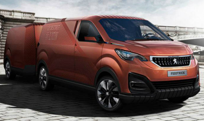 Peugeot FoodTruck Concept gets detailed