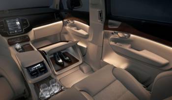 Volvo XC90 Lounge Concole Concept has only three seats