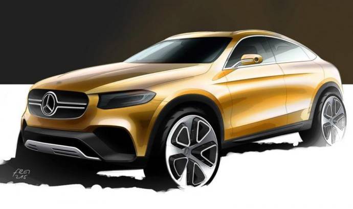Mercedes-Benz GLC Coupe - First official sketch
