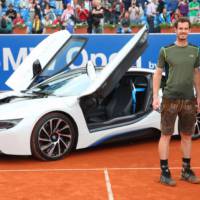 Andy Murray wins 2015 BMW Open and gets an i8 as prize