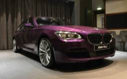 BMW 760Li gets Twilight Purple treatment