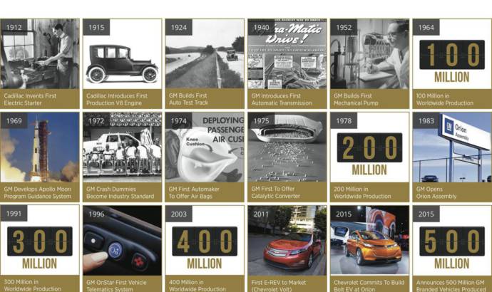 GM celebrates 500 million cars produced