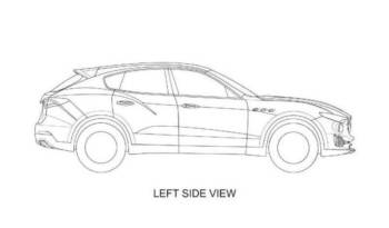 Maserati Levante - First official sketches