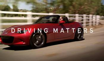 Mazda launches "Driving Matters" campaign
