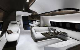 Mercedes-Benz Style and Lufthansa teamed up to deliver an ultra-luxury aircraft interior