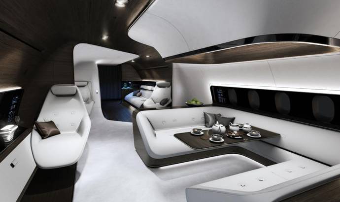 Mercedes-Benz Style and Lufthansa teamed up to deliver an ultra-luxury aircraft interior