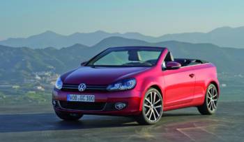 Volkswagen Golf Cabriolet receives Euro 6 engines