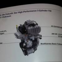 Volkswagen has revealed the 3-cylinder 1.0 engine with 272 HP