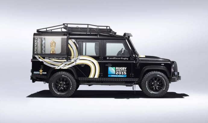 Land Rover 110 Defender Station Wagon for Rugby World Cup 2015