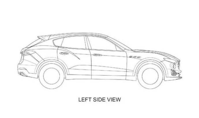 Maserati Levante - First official sketches