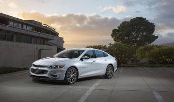 2016 Chevrolet Malibu weighs 300 pounds less