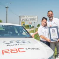 Audi A6 2.0 TDI ultra sets Guinness World Record for travelling 14 countries without refueling