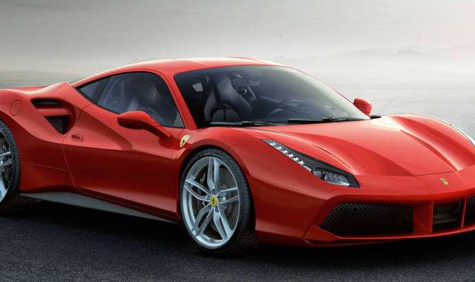 Ferrari 488 GTB driven on track