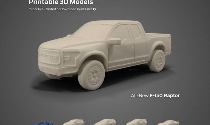 Ford offers 3D printing designs of its models