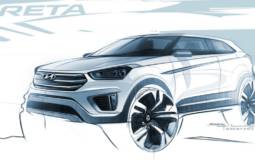 Hyundai Creta - First official sketches