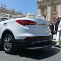 Hyundai Santa Fe Convertible is the new Pope mobile