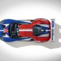 This is the 2016 Ford GT racecar