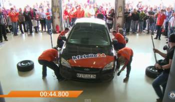 This is the new Guinness World Record for the fastest tire change (+Video)