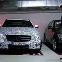 Future Mercedes E-Class remote parking system