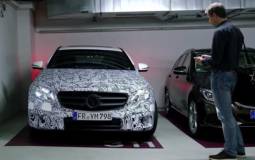 Future Mercedes E-Class remote parking system