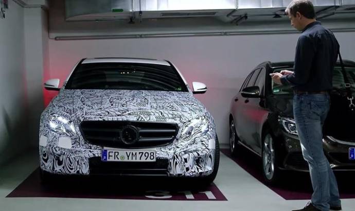 Future Mercedes E-Class remote parking system