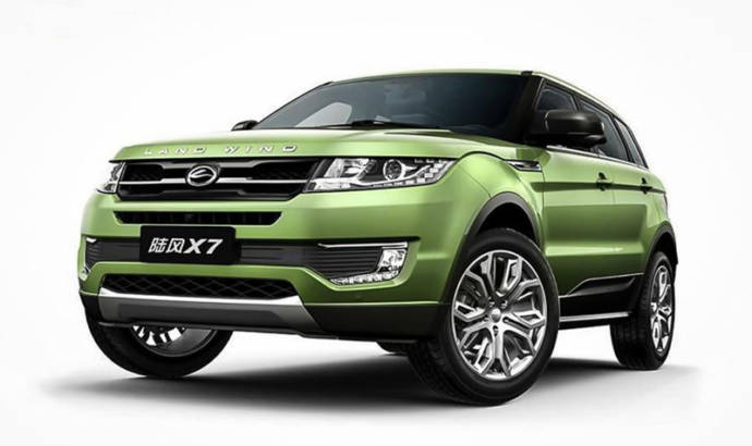 Landwind X7 is a Chinese Range Rover Evoque copycat