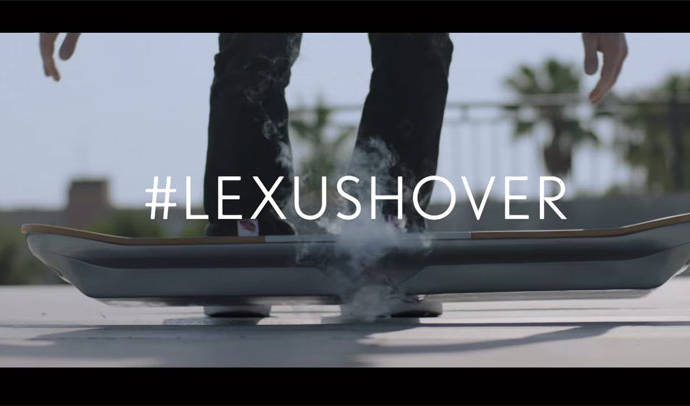 Lexus hoverboard teased again with a video