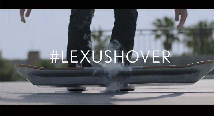 Lexus hoverboard teased again with a video