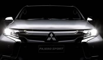 Mitsubishi has revealed a new teaser with the Pajero Sport (+Video)