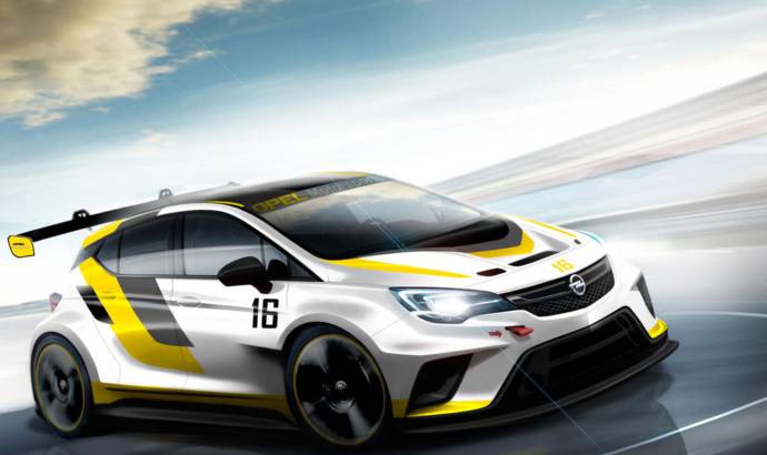 Opel Astra TCR race car teased