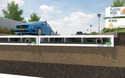 The roads could be built from recycled plastic