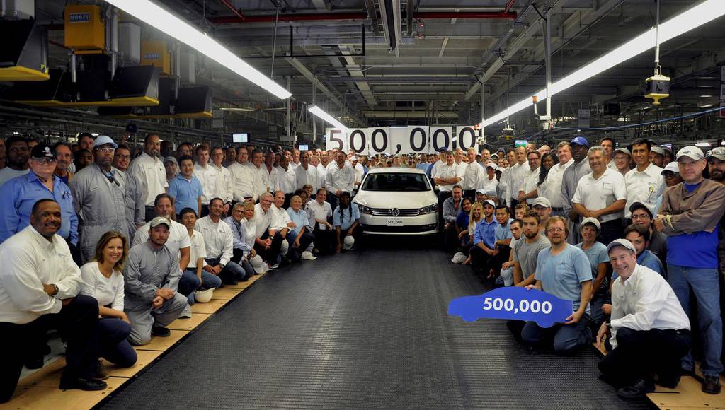 Volkswagen Passat reaches 500.000 units milestone in Chattanooga