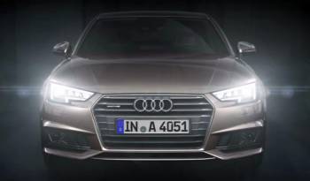 Audi A4 is showing off its new Matrix LED headlights (+Video)